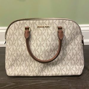 Michael Kors Cream Satchel